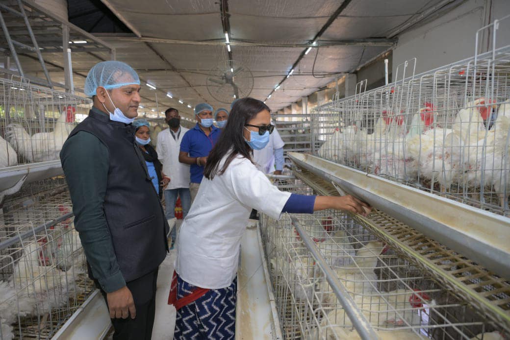 DC Smt. Shilpi Neha Tirkey visiting our Breeder Unit